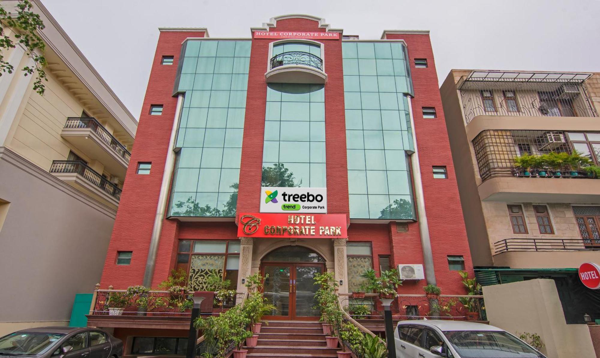 Hotel Treebo Corporate Park Nueva Delhi Exterior foto